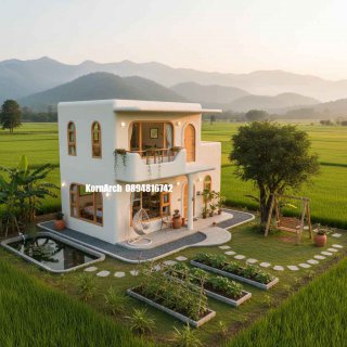 รับออกแบบบ้านสไตล์เมดิเตอร์เรเนียน