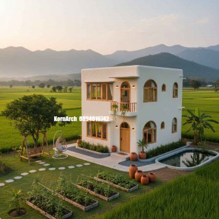 รับออกแบบบ้านสไตล์เมดิเตอร์เรเนียน