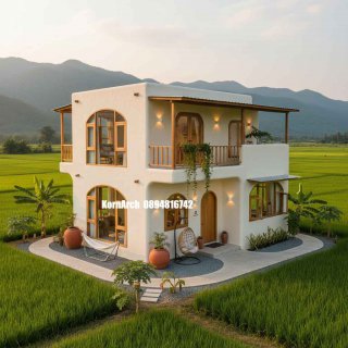 รับออกแบบบ้านสไตล์เมดิเตอร์เรเนียน