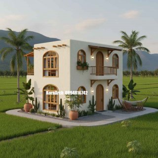 รับออกแบบบ้านสไตล์เมดิเตอร์เรเนียน