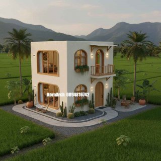 รับออกแบบบ้านสไตล์เมดิเตอร์เรเนียน