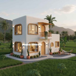 รับออกแบบบ้านสไตล์เมดิเตอร์เรเนียน