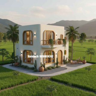 รับออกแบบบ้านสไตล์เมดิเตอร์เรเนียน