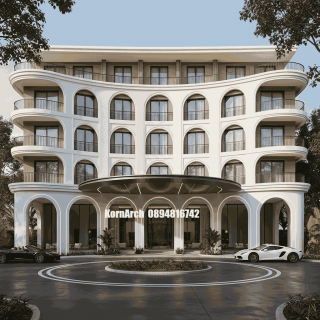 แบบโรงแรมสไตล์โมเดิร์น