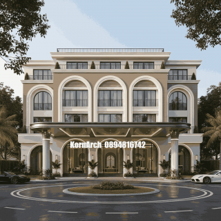 รับออกแบบเขียนแบบโรงแรมสไตล์โมเดิร์น