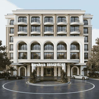 รับออกแบบเขียนแบบโรงแรมสไตล์โมเดิร์น