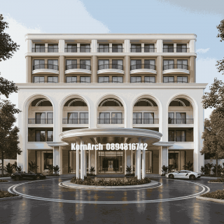 รับออกแบบเขียนแบบโรงแรมสไตล์โมเดิร์น