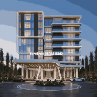 แบบโรงแรมสไตล์โมเดิร์นคลาสสิค