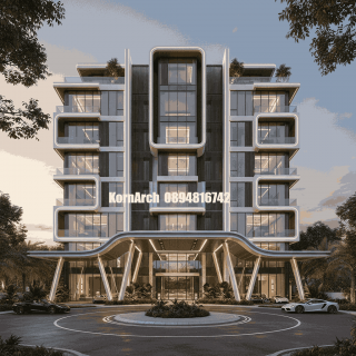 แบบโรงแรมสไตล์โมเดิร์นคลาสสิค