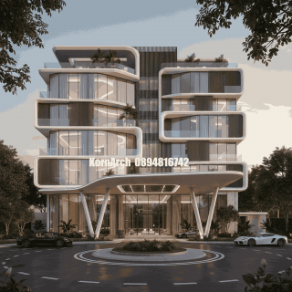 แบบโรงแรมสไตล์โมเดิร์นคลาสสิค