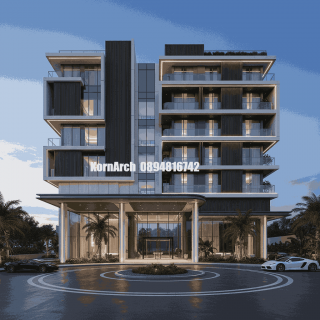 แบบโรงแรมสไตล์โมเดิร์น