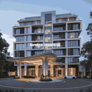 รับออกแบบเขียนแบบโรงแรม