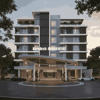 รับออกแบบเขียนแบบโรงแรม