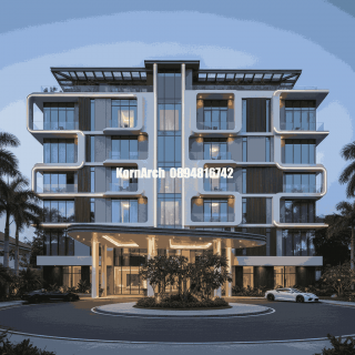 รับออกแบบเขียนแบบโรงแรม