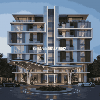 รับออกแบบเขียนแบบโรงแรม