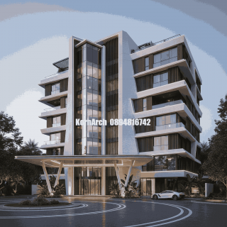 รับออกแบบเขียนแบบโรงแรมสไตล์โมเดิร์น