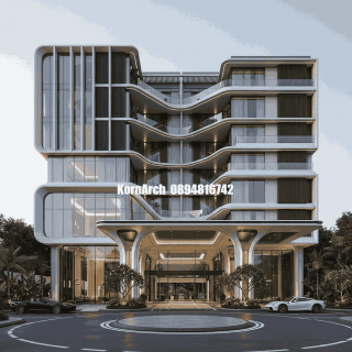 รับออกแบบเขียนแบบโรงแรมสไตล์โมเดิร์น