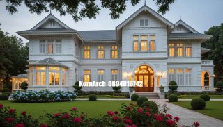 แบบบ้านไทยโคโลเนียล