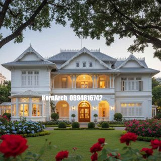 แบบบ้านไทยโคโลเนียล