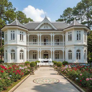 แบบบ้านไทยโคโลเนียล