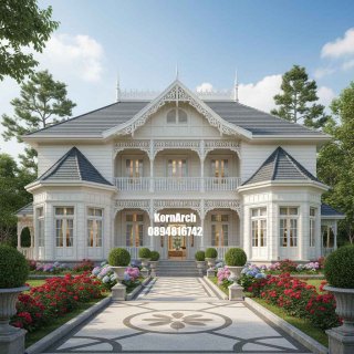 แบบบ้านไทยโคโลเนียล