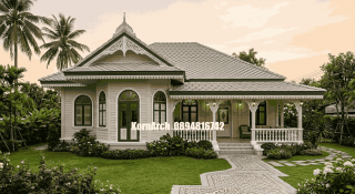 แบบบ้านไทยโคโลเนียล 