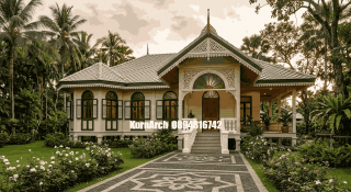 แบบบ้านไทยโคโลเนียล 