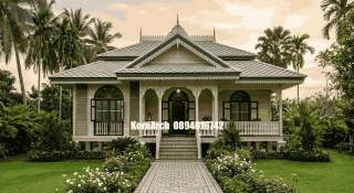 แบบบ้านไทยโคโลเนียล 