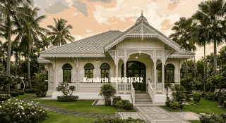 แบบบ้านไทยโคโลเนียล 