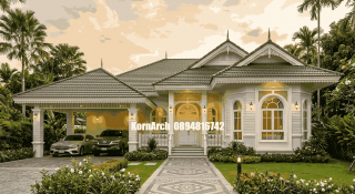 แบบบ้านไทยโคโลเนียล 