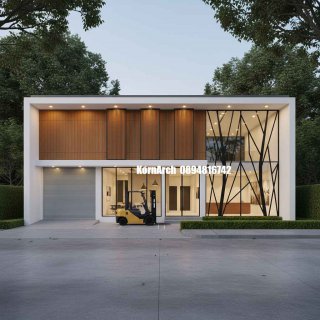 แบบโกดังสำนักงานโมเดิร์น