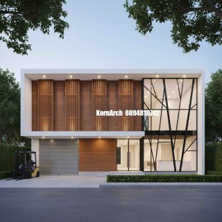 แบบโกดังสำนักงานโมเดิร์น