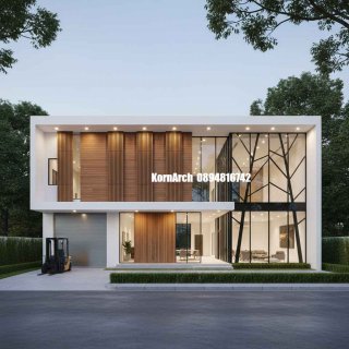 แบบโกดังสำนักงานโมเดิร์น