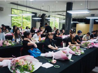 workshop จัดดอกไม้