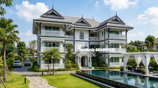 แบบโรงแรมสไตล์ไทยโคโลเนียล