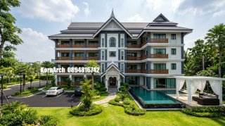 แบบโรงแรมสไตล์ไทยโคโลเนียล