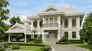 รับออกแบบบ้านสไตล์ไทยโคโลเนียล