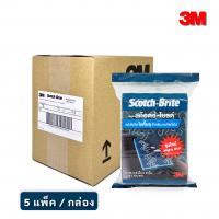 Scotch-Brite Mighty Blue 4.5x6 นิ้ว (แพ็ค 5 ชิ้น)