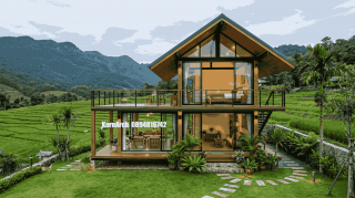 แบบบ้านกลางทุ่งนา