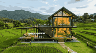 แบบบ้านกลางทุ่งนา