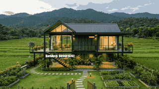 แบบบ้านกลางทุ่งนา