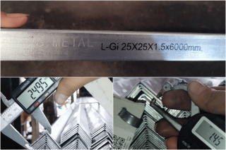 ฉากพับกัลวาไนซ์ GI FOLD ANGLE