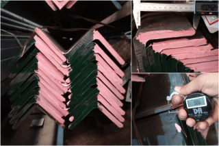 เหล็กฉาก 4นิ้ว ( 100 มม ) Angle bar 4inch 100 mm