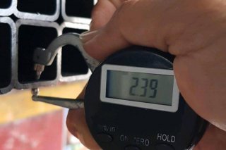 แป๊ปโปร่ง 1นิ้ว 1/4 ( 32 มม ) Square pipe 1inch1/4