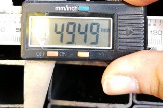 แป็ปแบน 50 x 25 มม. Rectangular pipe 50 x 25 mm.