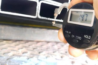 แป็ปแบน 50 x 25 มม. Rectangular pipe 50 x 25 mm.