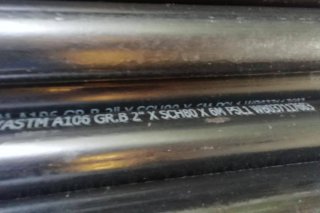 ท่อเหล็ก API SCH 80 1/4นิ้ว - 3นิ้ว ไม่มีตะเข็บ